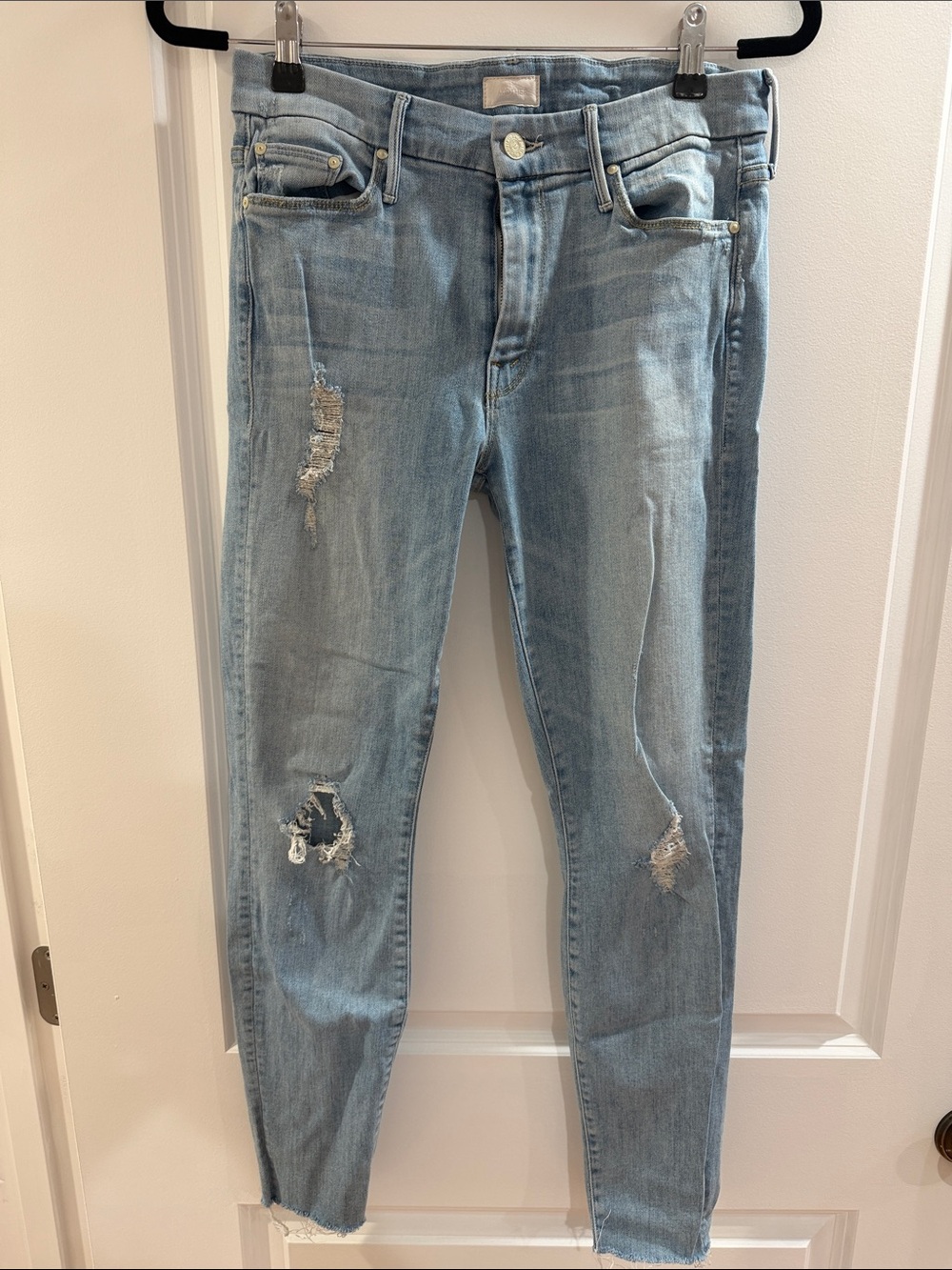 Mother Jeans - The Looker Ankle Fray - Written in the Sand - Women’s Size 28